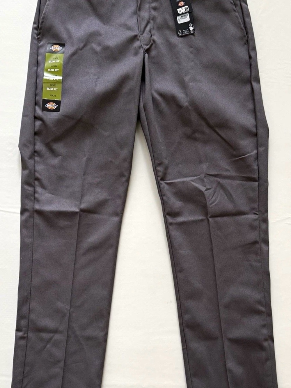 Dickies Men’s Slim Fit Work Pants - Gray - 32x32 - Workwear - NWT